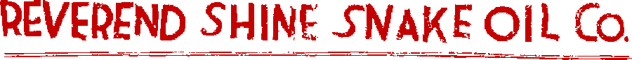 Reverend Shine Snake Oil Co. logo